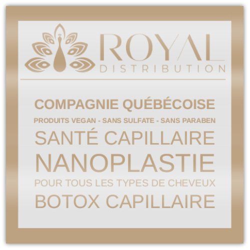 Royal haircare french poster beige