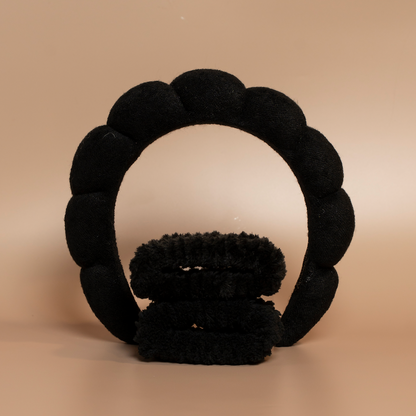 Royal headband & wristband set