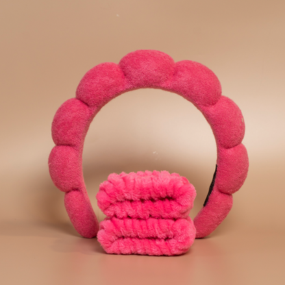Royal headband & wristband set