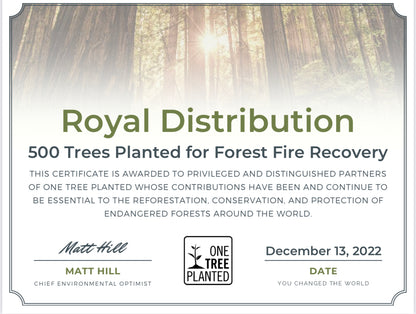 ROYAL X ONE TREE PLANTED