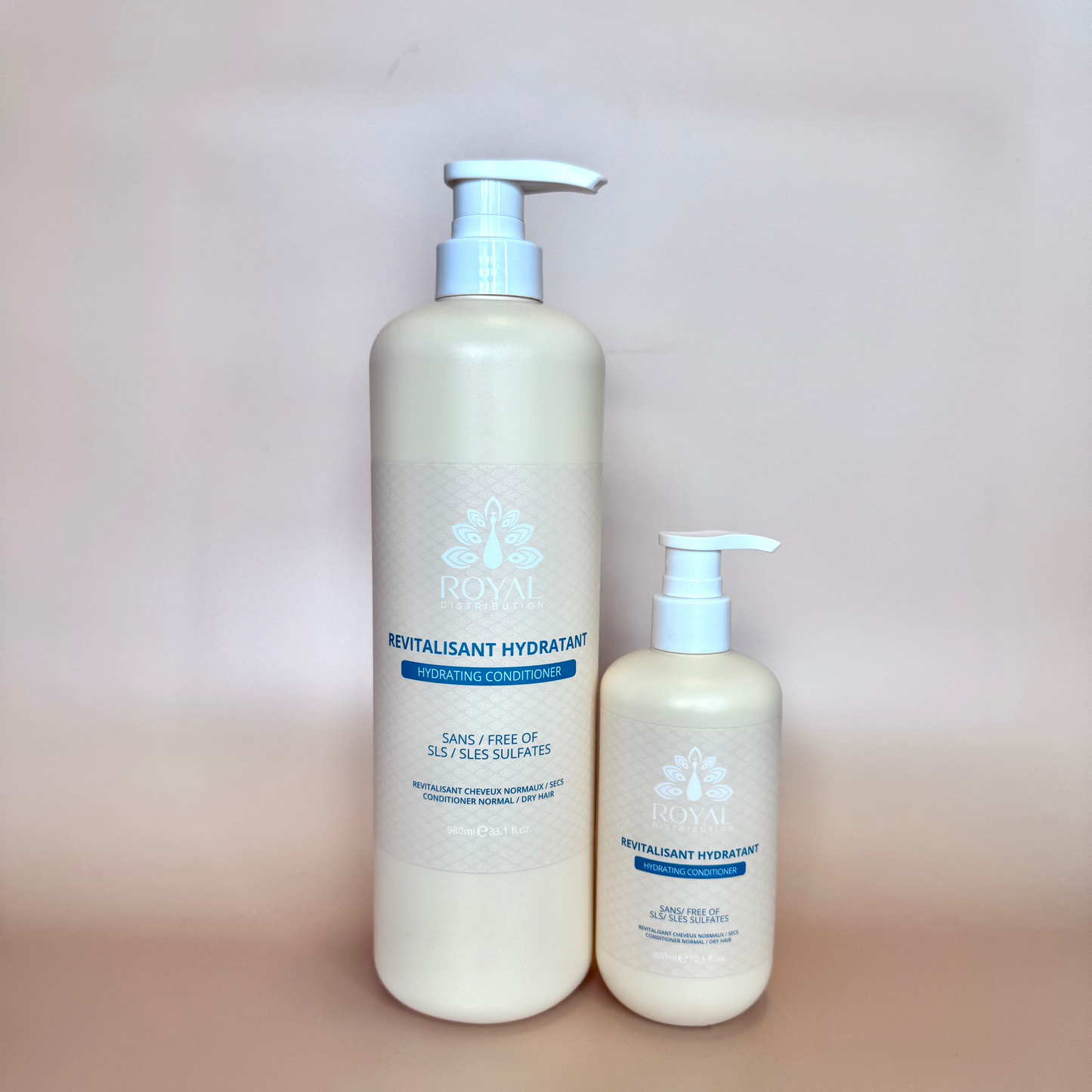 Royal hydrating conditioner that detangles and softens hair for a smooth, shiny finish