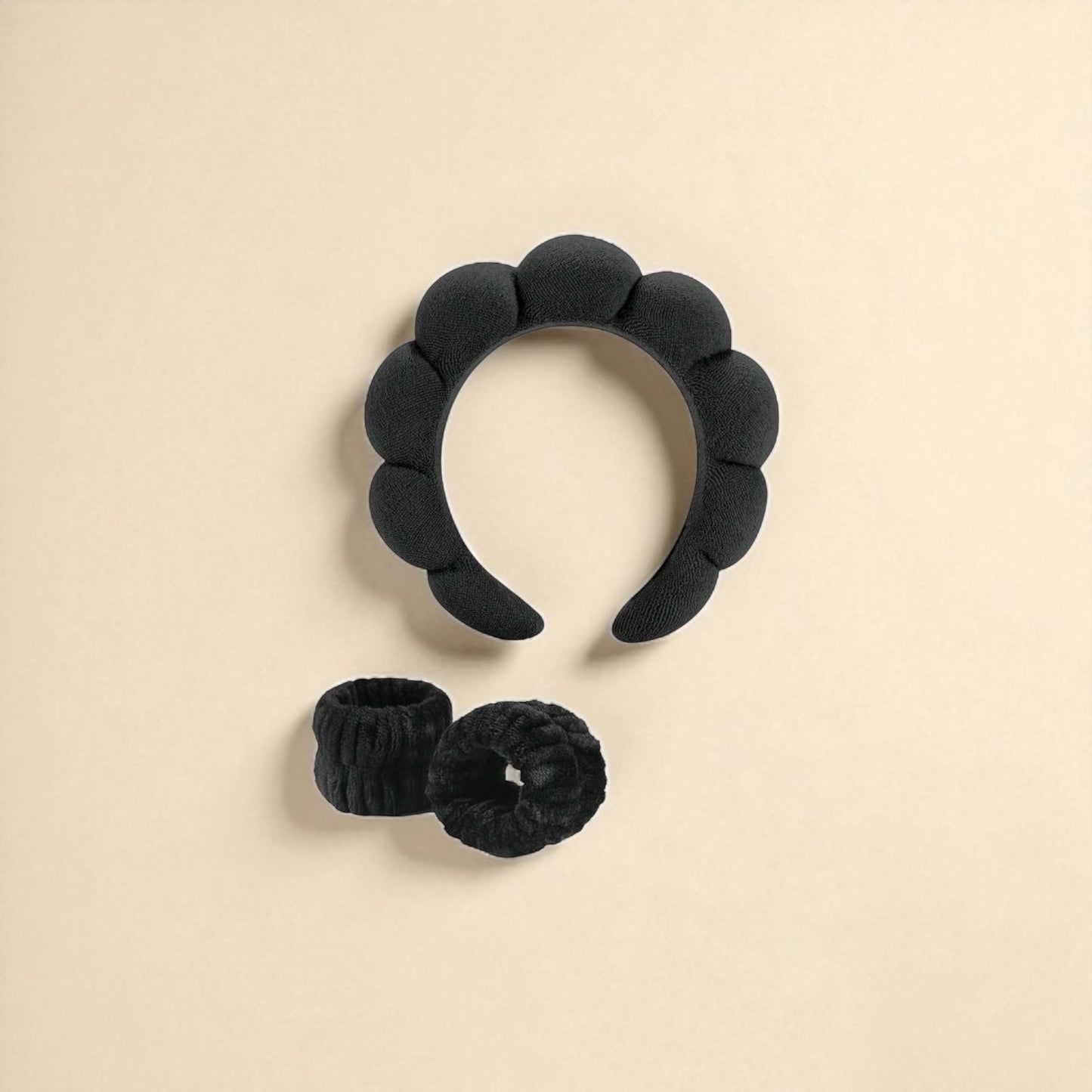 Royal soft headband designed to keep hair dry and away from the face during skincare or makeup routine