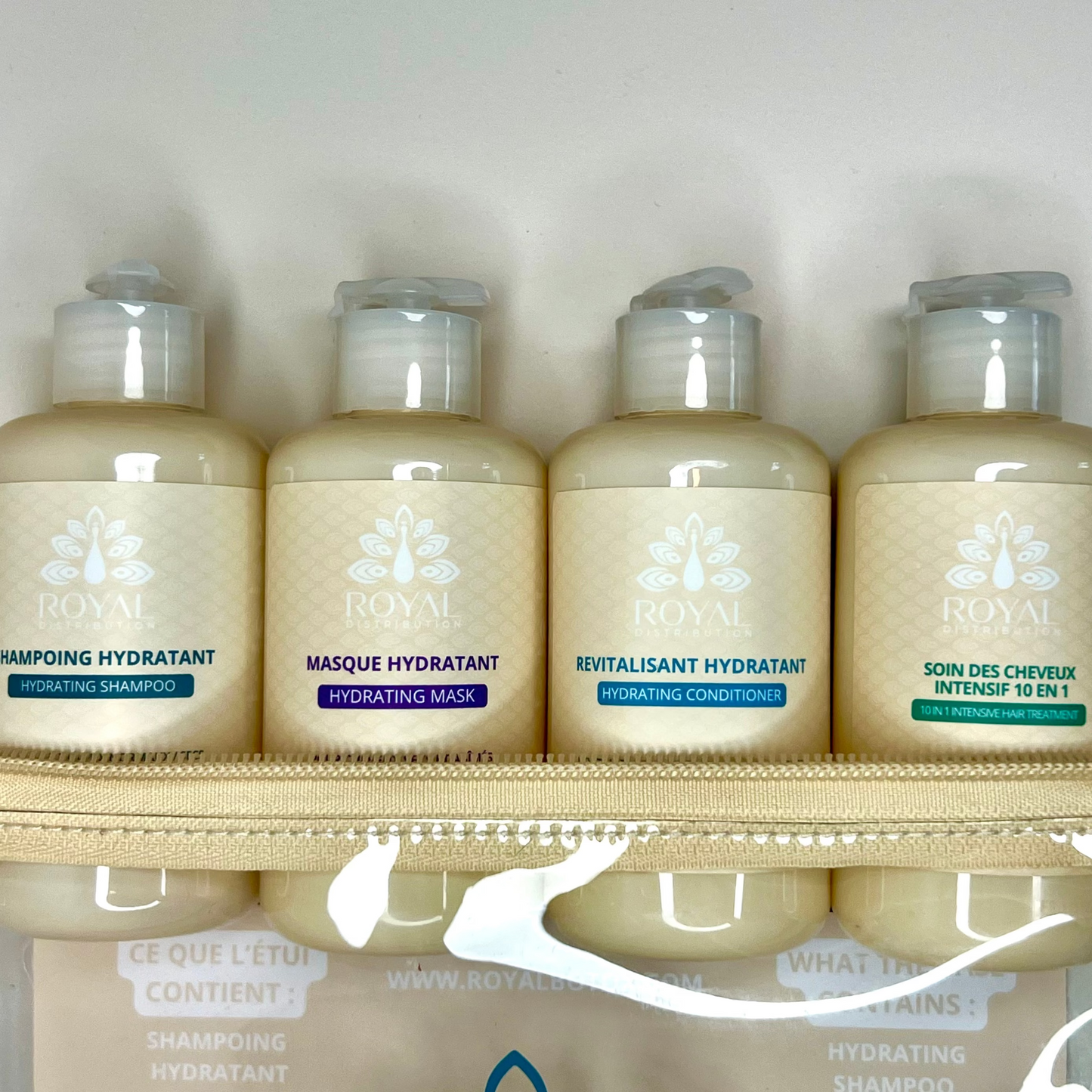 Royal travel case for carrying haircare essentials on the go 