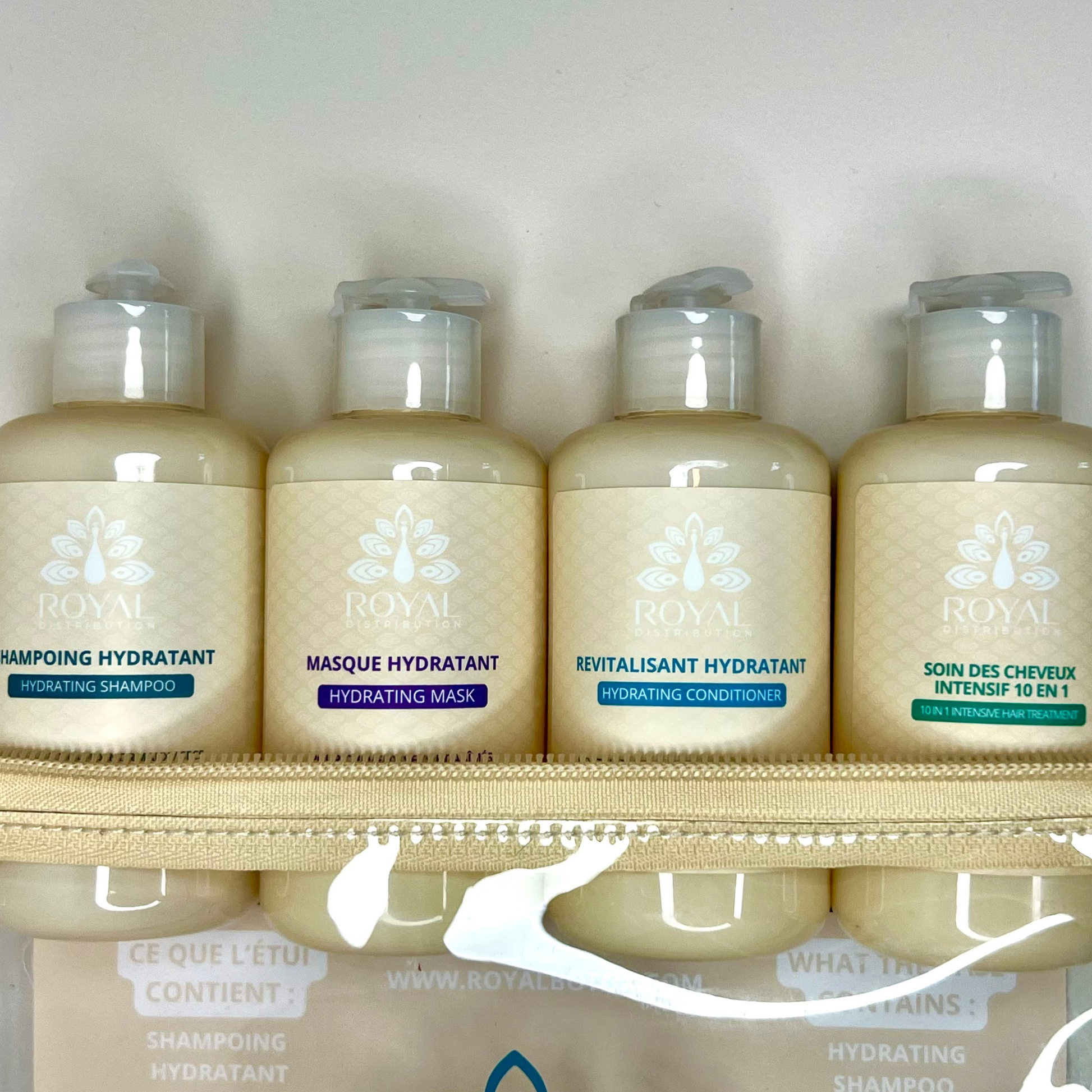 Royal travel case for carrying haircare essentials on the go 